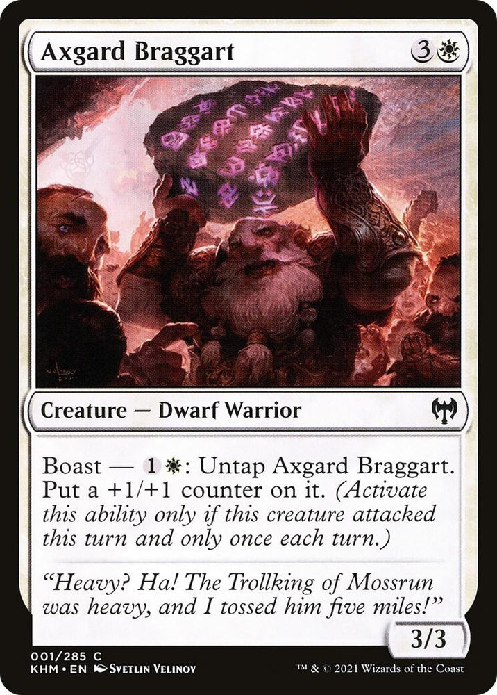 Image for Axgard Braggart (1) [Kaldheim]