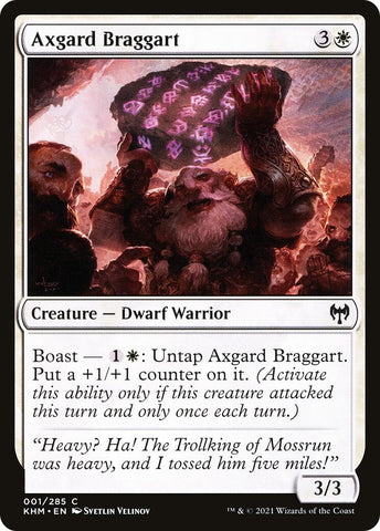 Image for Axgard Braggart (1) [Kaldheim]