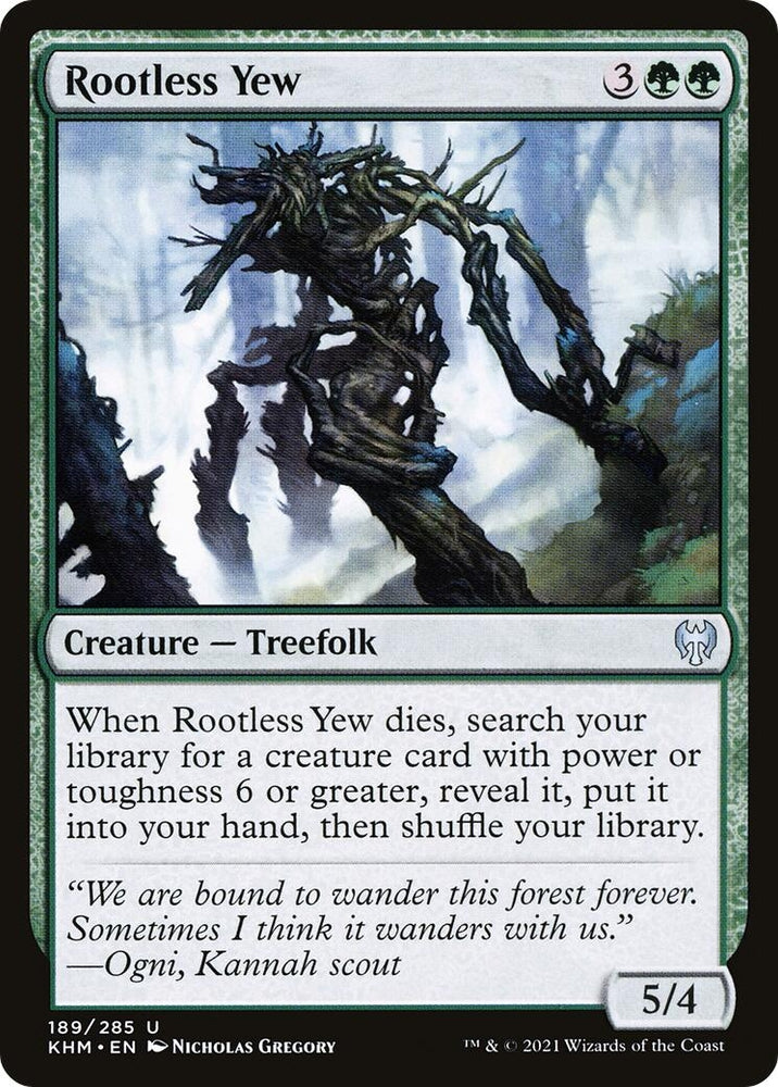 Image for Rootless Yew (189) [Kaldheim]