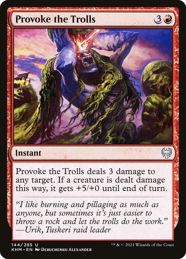 Image for Provoke the Trolls (144) [Kaldheim]