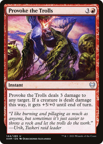 Image for Provoke the Trolls (144) [Kaldheim]
