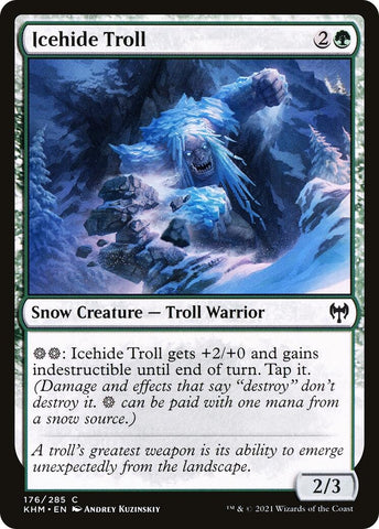 Image for Icehide Troll (176) [Kaldheim]