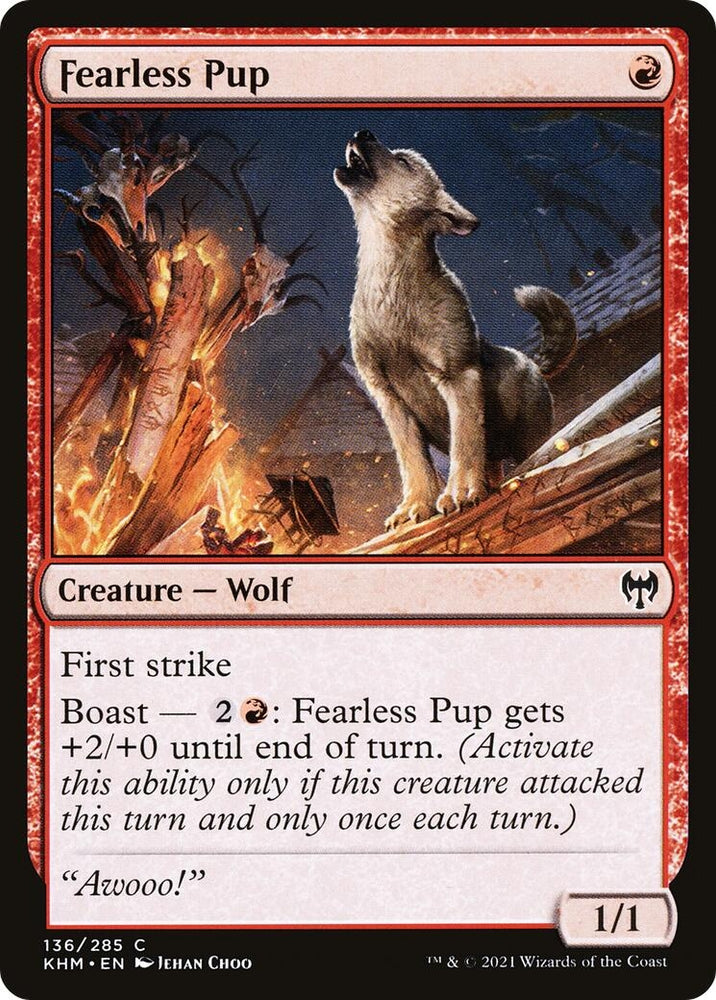 Image for Fearless Pup (136) [Kaldheim]