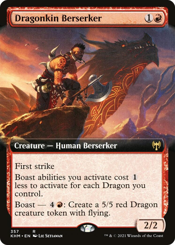 Image for Dragonkin Berserker (Extended Art) (357) [Kaldheim]