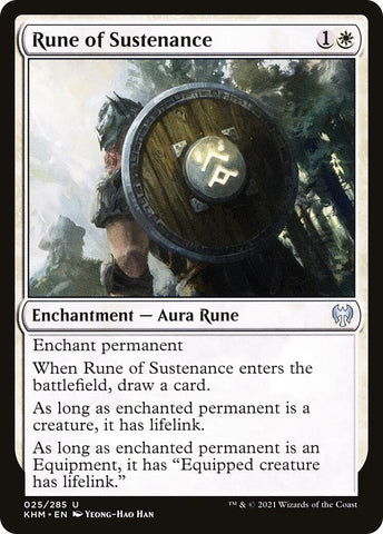 Image for Rune of Sustenance (25) [Kaldheim]