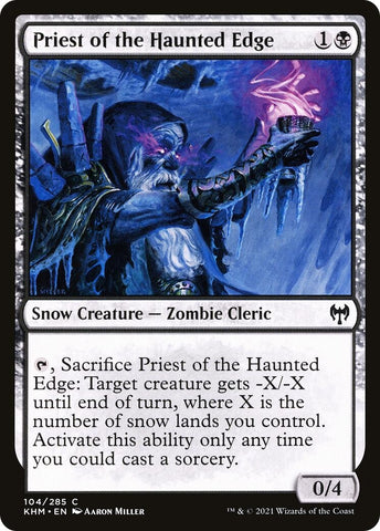 Image for Priest of the Haunted Edge (104) [Kaldheim]