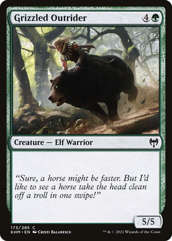 Image for Grizzled Outrider (173) [Kaldheim]