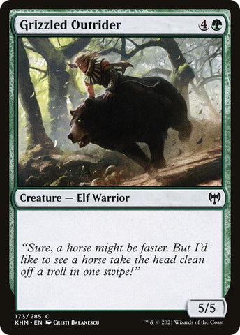 Image for Grizzled Outrider (173) [Kaldheim]