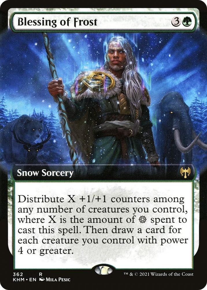 Image for Blessing of Frost (Extended Art) (362) [Kaldheim]