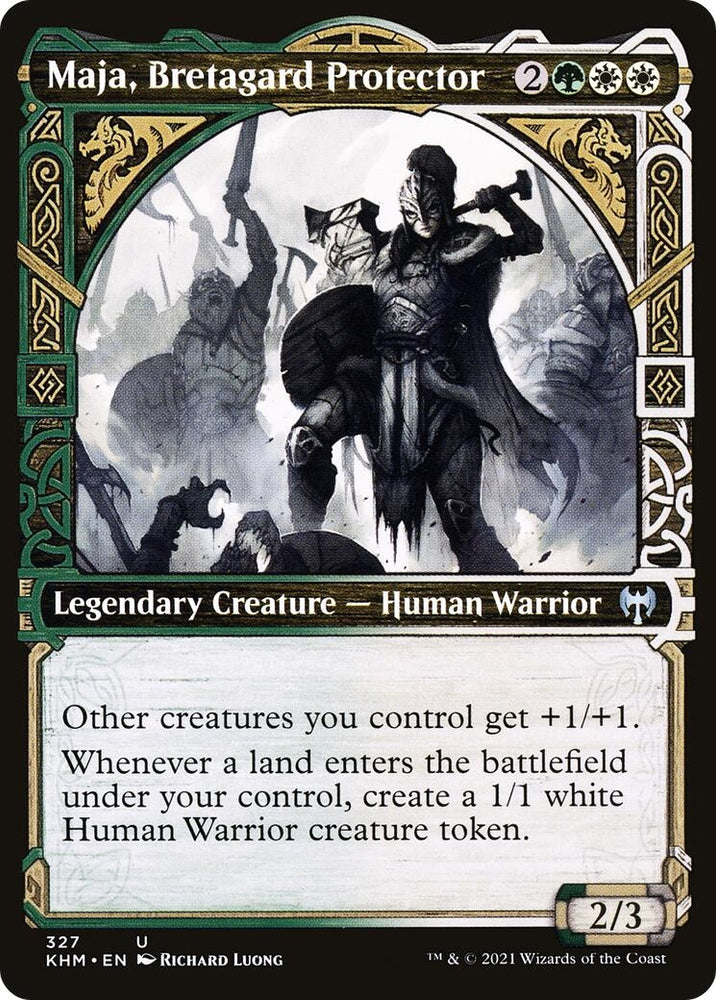 Image for Maja, Bretagard Protector (Showcase) (327) [Kaldheim]