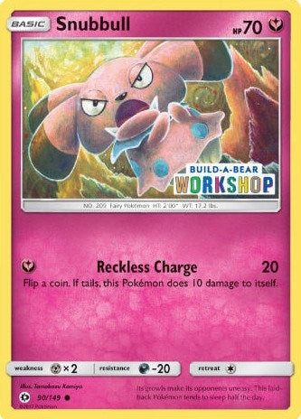 Snubbull - 90/149 (Build-A-Bear Workshop Exclusive) (090/149) (Miscellaneous Cards & Products)