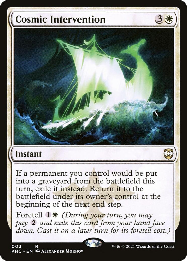 Image for Cosmic Intervention (3) [Commander: Kaldheim]