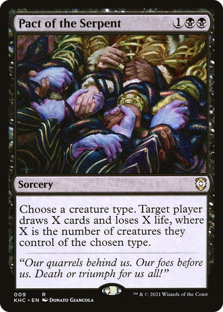 Image for Pact of the Serpent (9) [Commander: Kaldheim]