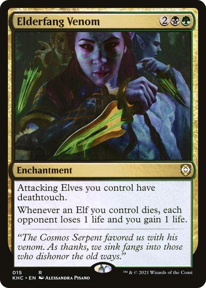 Image for Elderfang Venom (15) [Commander: Kaldheim]