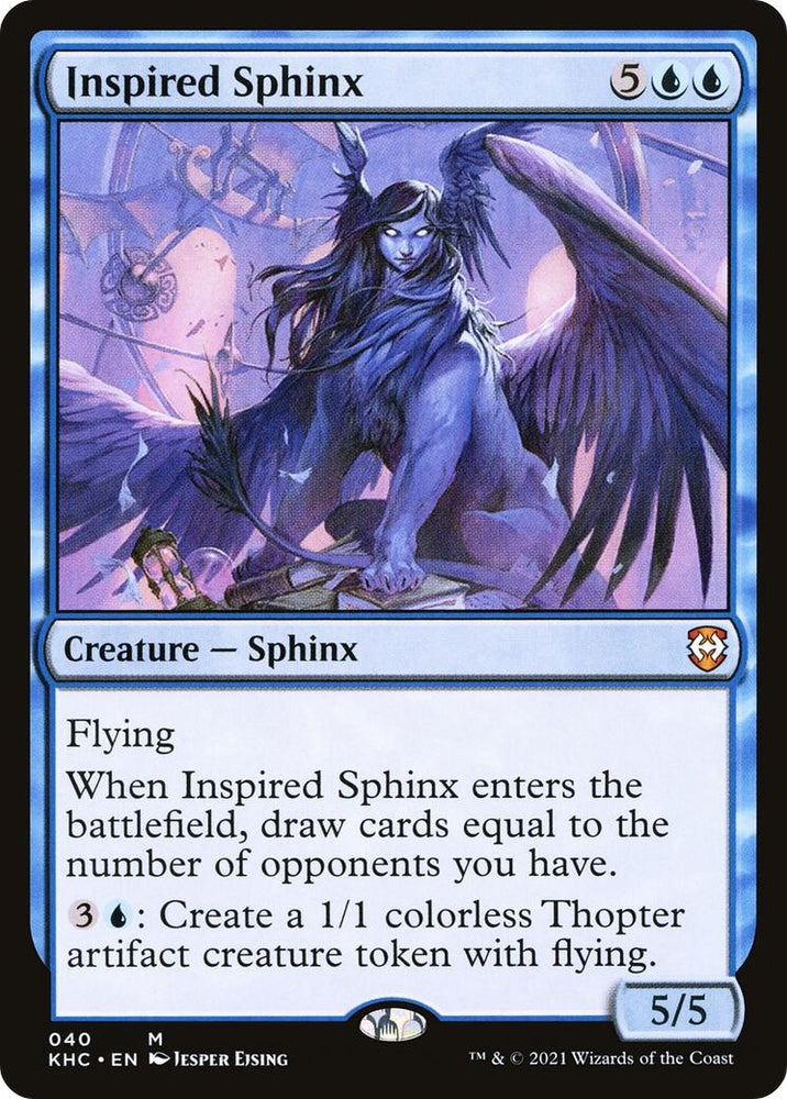 Image for Inspired Sphinx (40) [Commander: Kaldheim]