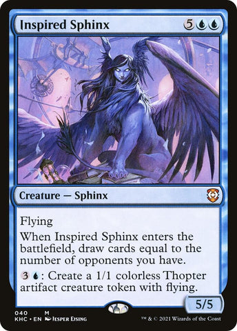 Image for Inspired Sphinx (40) [Commander: Kaldheim]