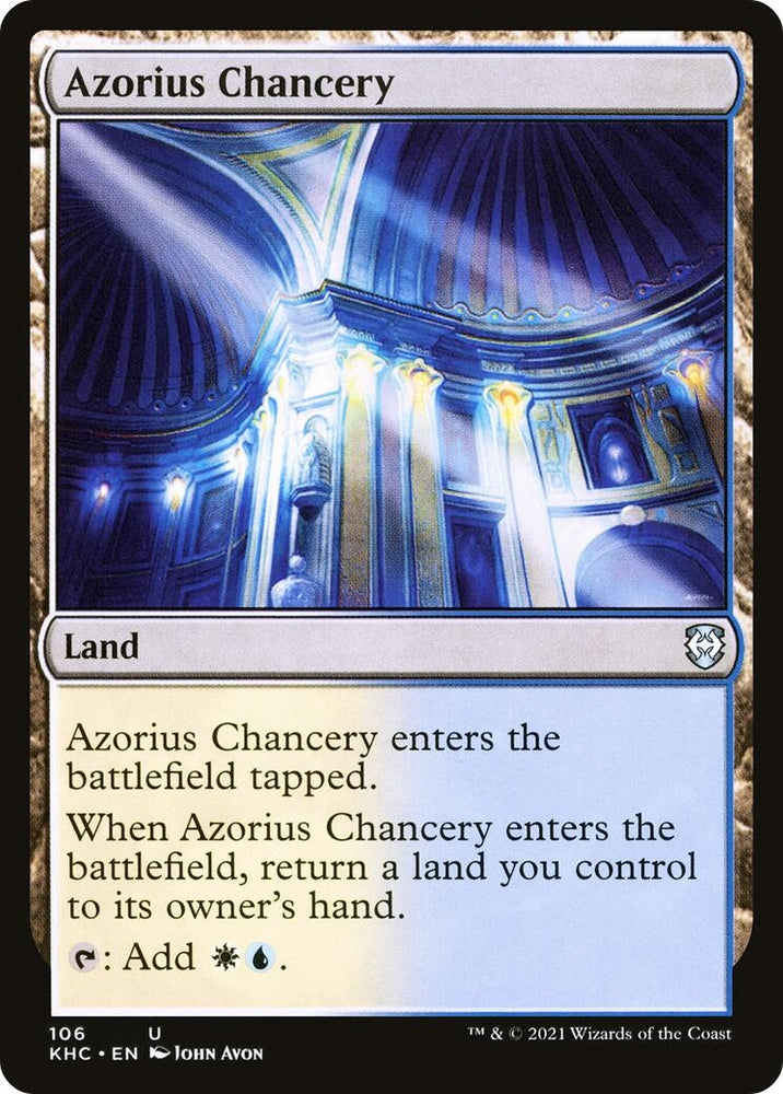 Image for Azorius Chancery (106) [Commander: Kaldheim]