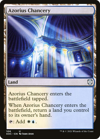 Image for Azorius Chancery (106) [Commander: Kaldheim]