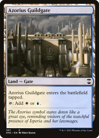 Image for Azorius Guildgate (107) [Commander: Kaldheim]