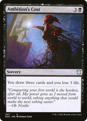 Image for Ambition's Cost (47) [Commander: Kaldheim]