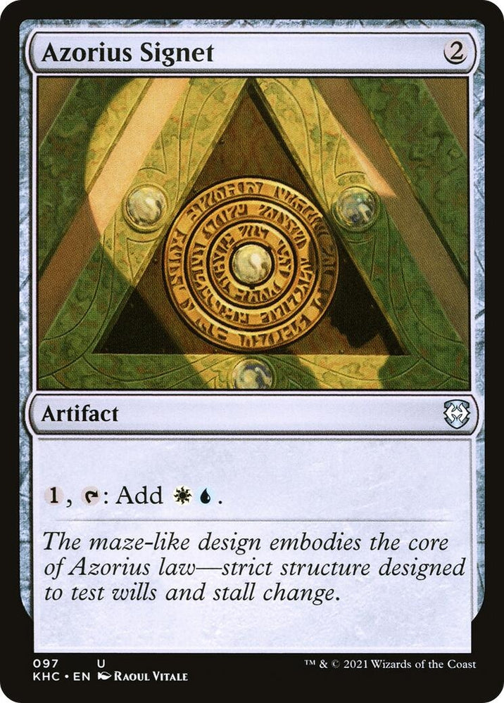 Image for Azorius Signet (97) [Commander: Kaldheim]