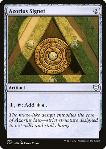 Image for Azorius Signet (97) [Commander: Kaldheim]