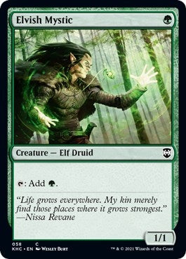 Image for Elvish Mystic (58) [Commander: Kaldheim]