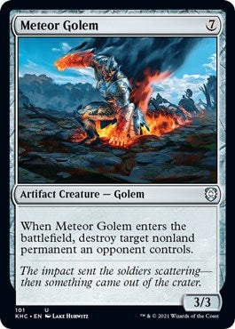 Image for Meteor Golem (101) [Commander: Kaldheim]