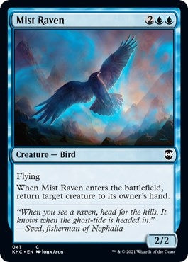 Image for Mist Raven (41) [Commander: Kaldheim]