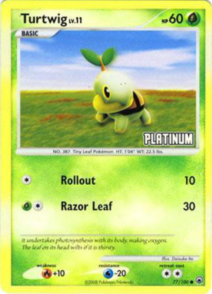 Image for Turtwig (077/100) [Burger King Promos]