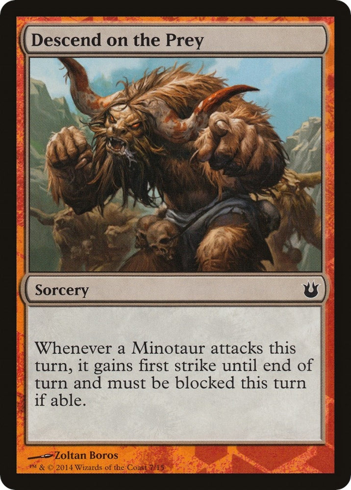 Image for Descend on the Prey [Hero's Path Promos]