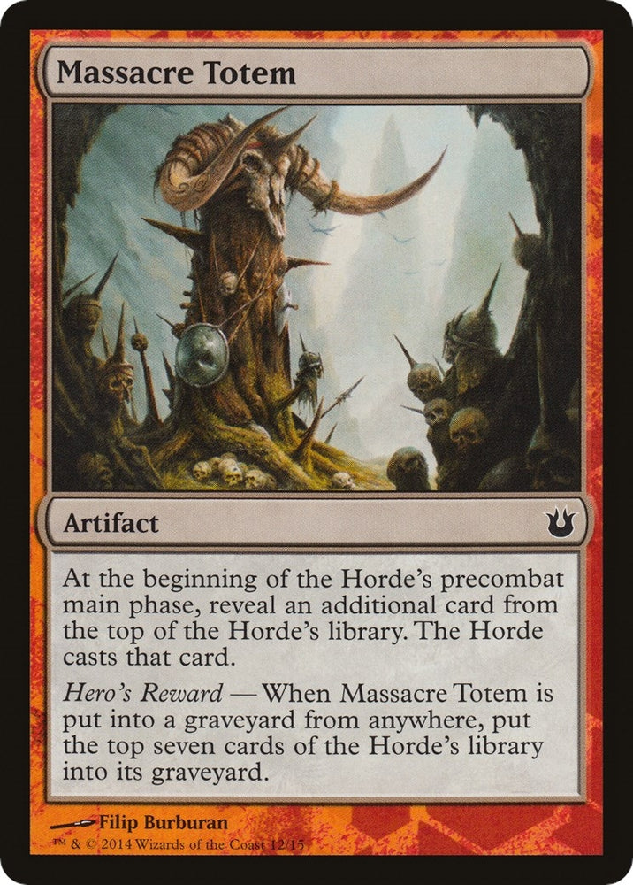 Image for Massacre Totem [Hero's Path Promos]