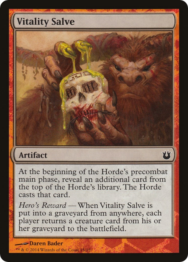 Image for Vitality Salve [Hero's Path Promos]