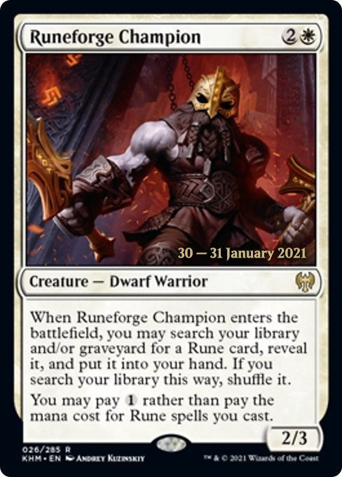 Image for Runeforge Champion (26) - Magic: The Gathering