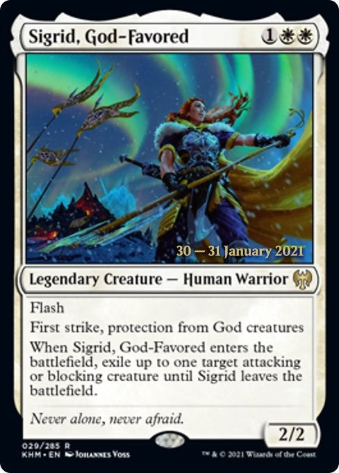 Image for Sigrid, God-Favored (29) [Prerelease Cards]