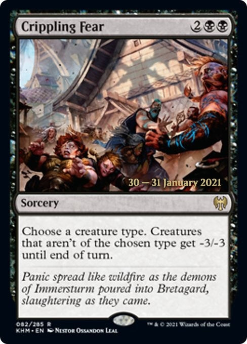 Image for Crippling Fear (82) [Prerelease Cards]
