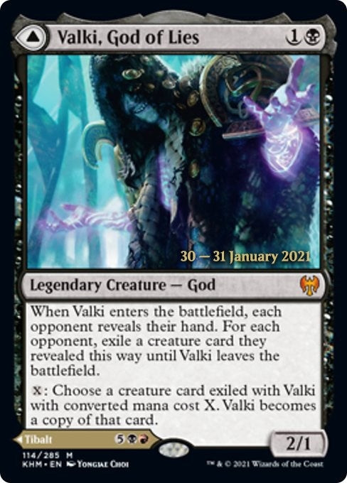 Image for Valki, God of Lies (114) [Prerelease Cards]