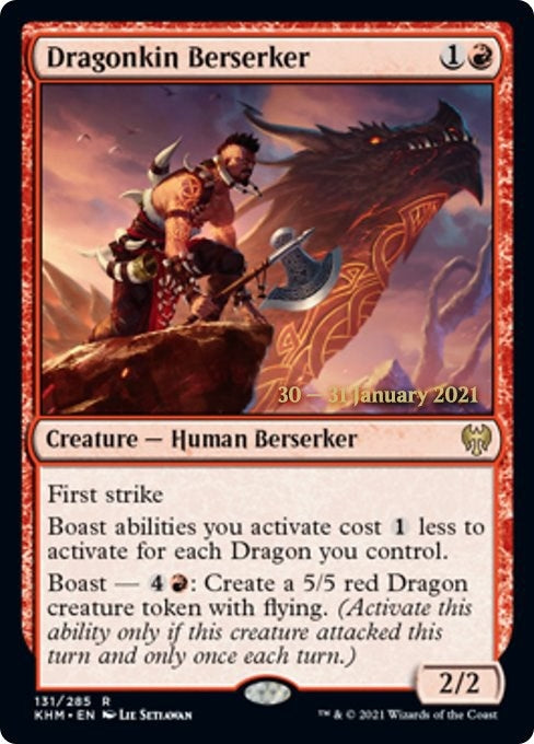 Image for Dragonkin Berserker (131) [Prerelease Cards]