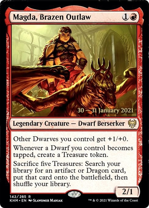 Image for Magda, Brazen Outlaw (142) [Prerelease Cards]