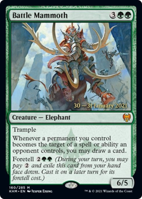 Image for Battle Mammoth (160) [Prerelease Cards]