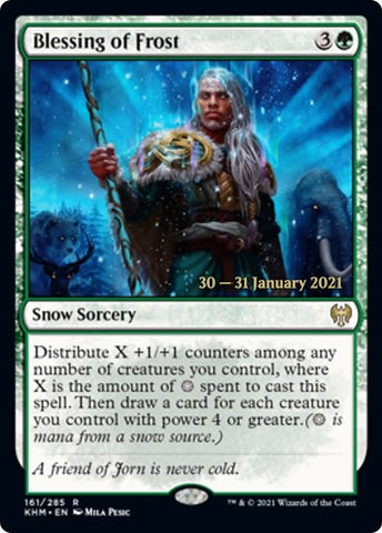 Image for Blessing of Frost (161) [Prerelease Cards]