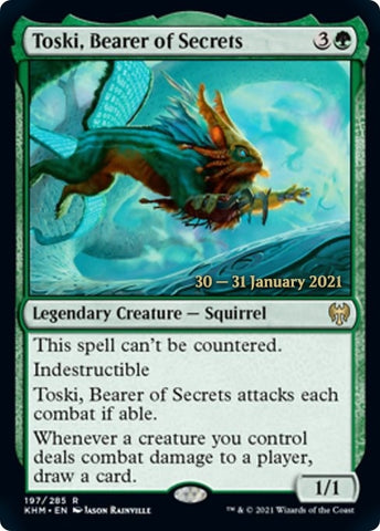 Image for Toski, Bearer of Secrets (197) [Prerelease Cards]