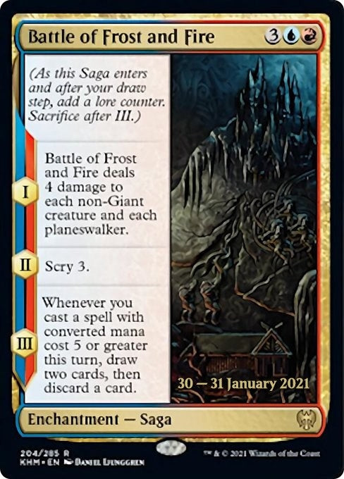 Image for Battle of Frost and Fire (204) [Prerelease Cards]