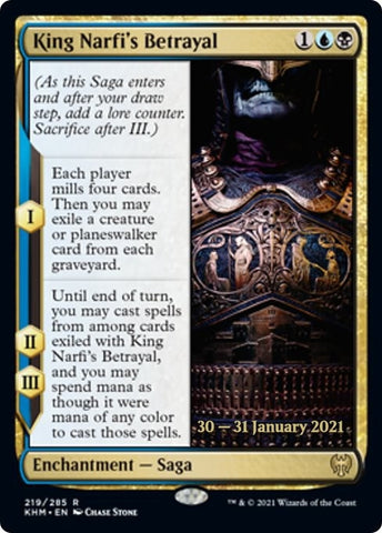 Image for King Narfi's Betrayal (219) [Prerelease Cards]