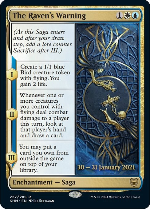 Image for The Raven's Warning (227) [Prerelease Cards]