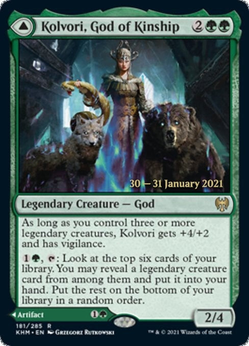 Image for Kolvori, God of Kinship (181) [Prerelease Cards]
