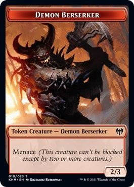 Image for Demon Berserker Token (10) [Kaldheim]