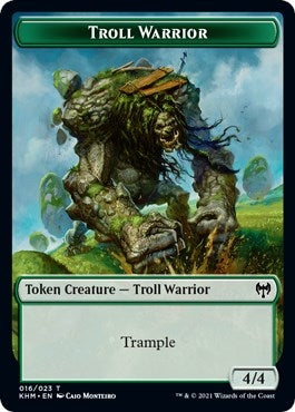 Image for Troll Warrior Token (16) [Kaldheim]