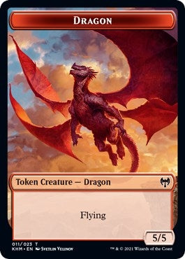 Image for Dragon // Thopter Double-Sided Token (11 // 8) [Commander: Kaldheim]