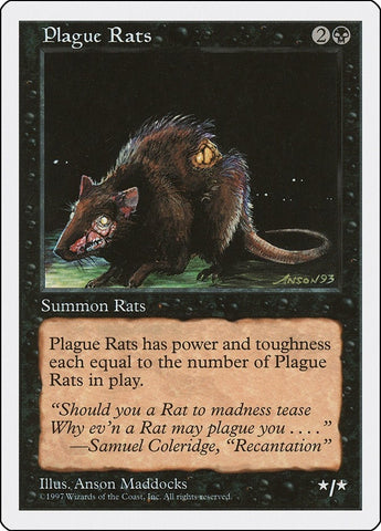 Image for Plague Rats - Magic: The Gathering